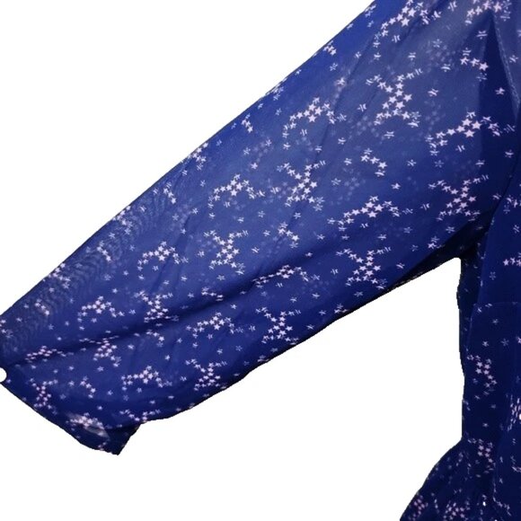 ModCloth Star Print Tie Waist Dress – Size 2X - Picture 3 of 5